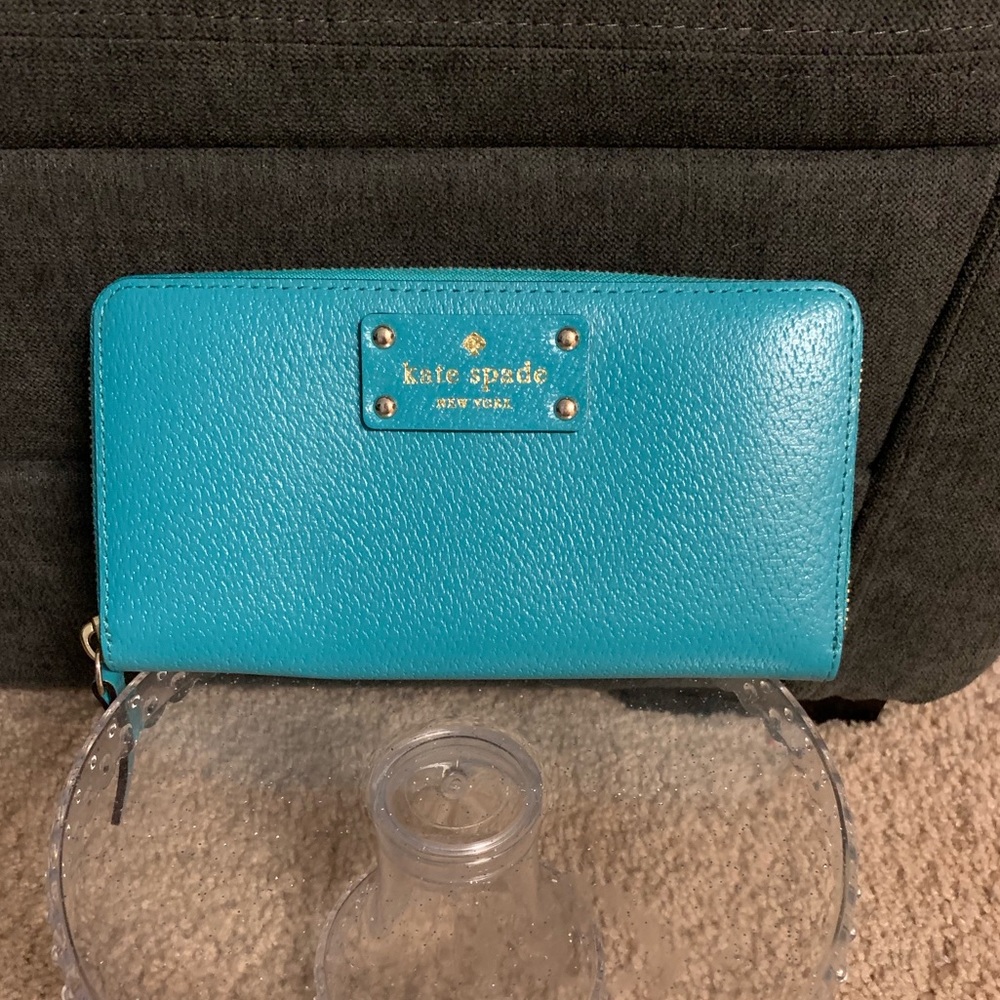 Kate spade teal wallet